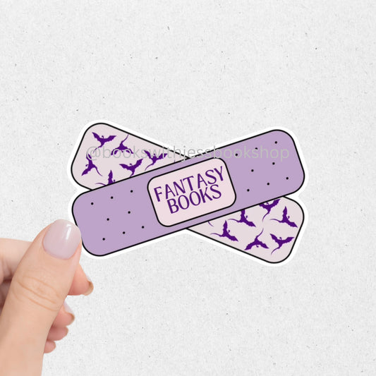 Fantasy Books Band-Aid Sticker