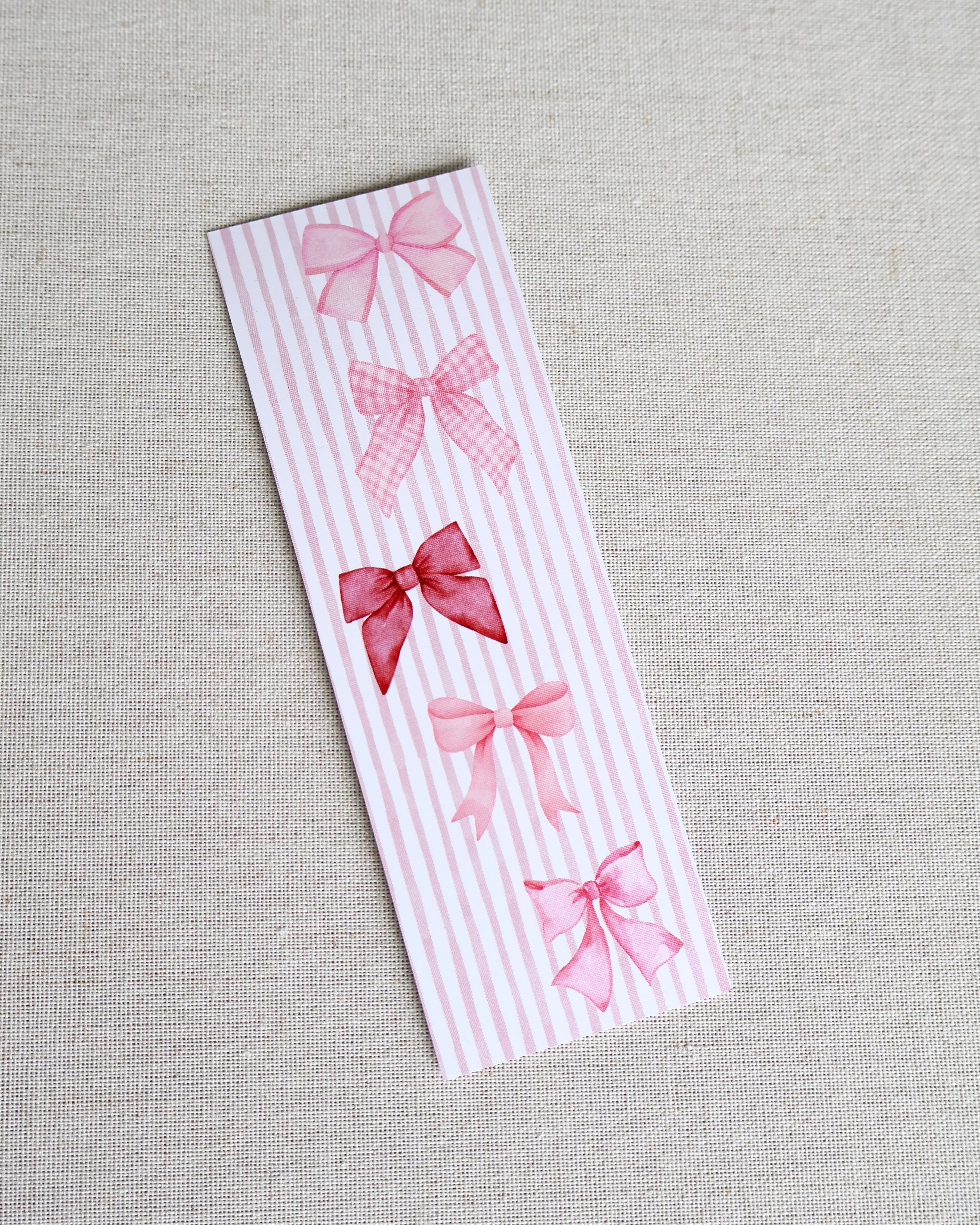 Pink Bow Bookmark