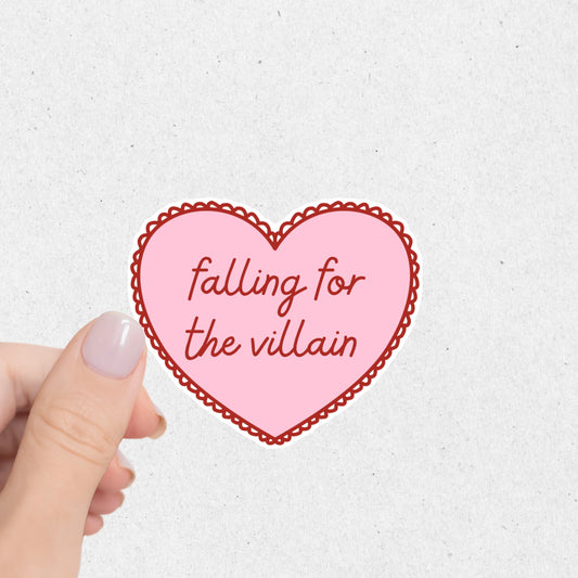 Falling For The Villain Sticker