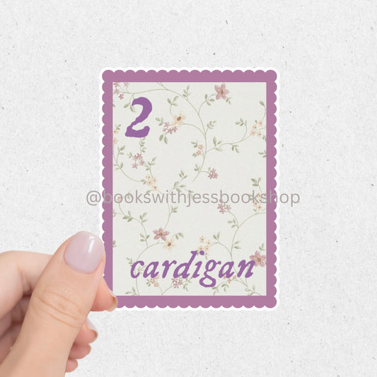 Cardigan Sticker