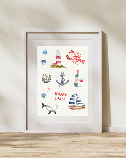 Happy Place Print