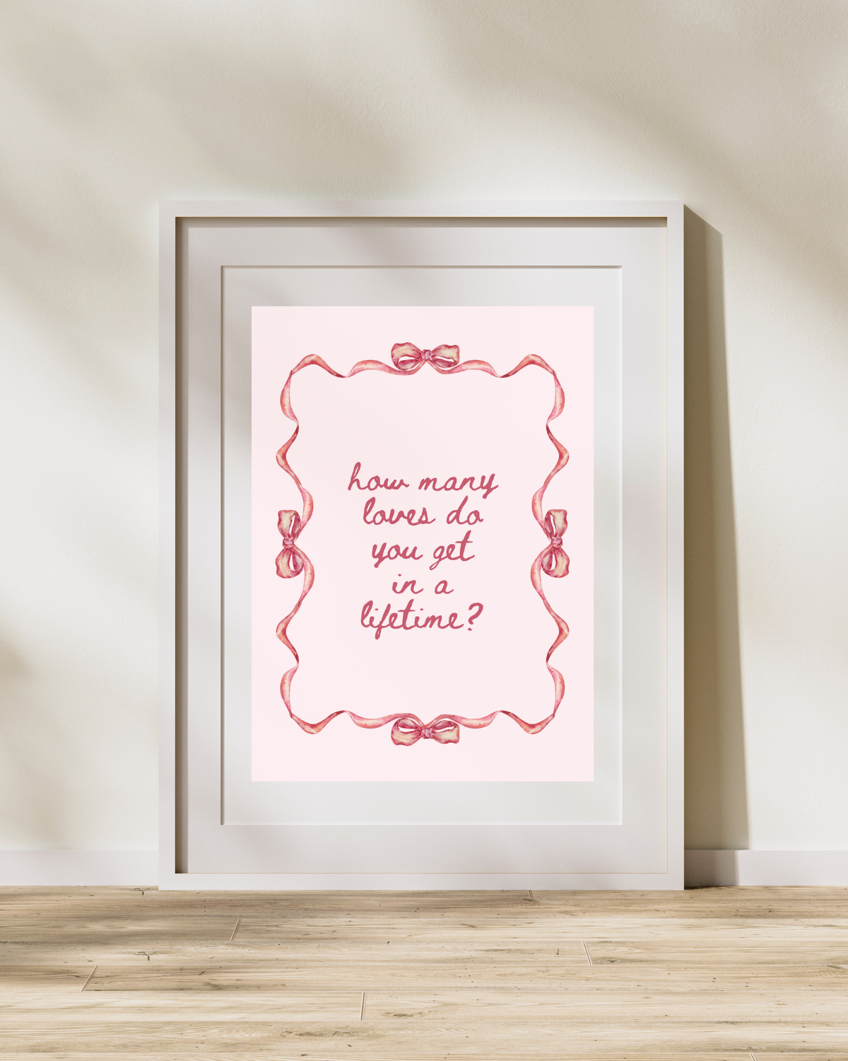How Many Loves Print