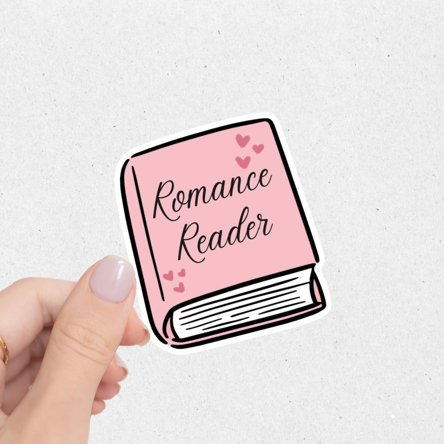 Romance Reader Sticker