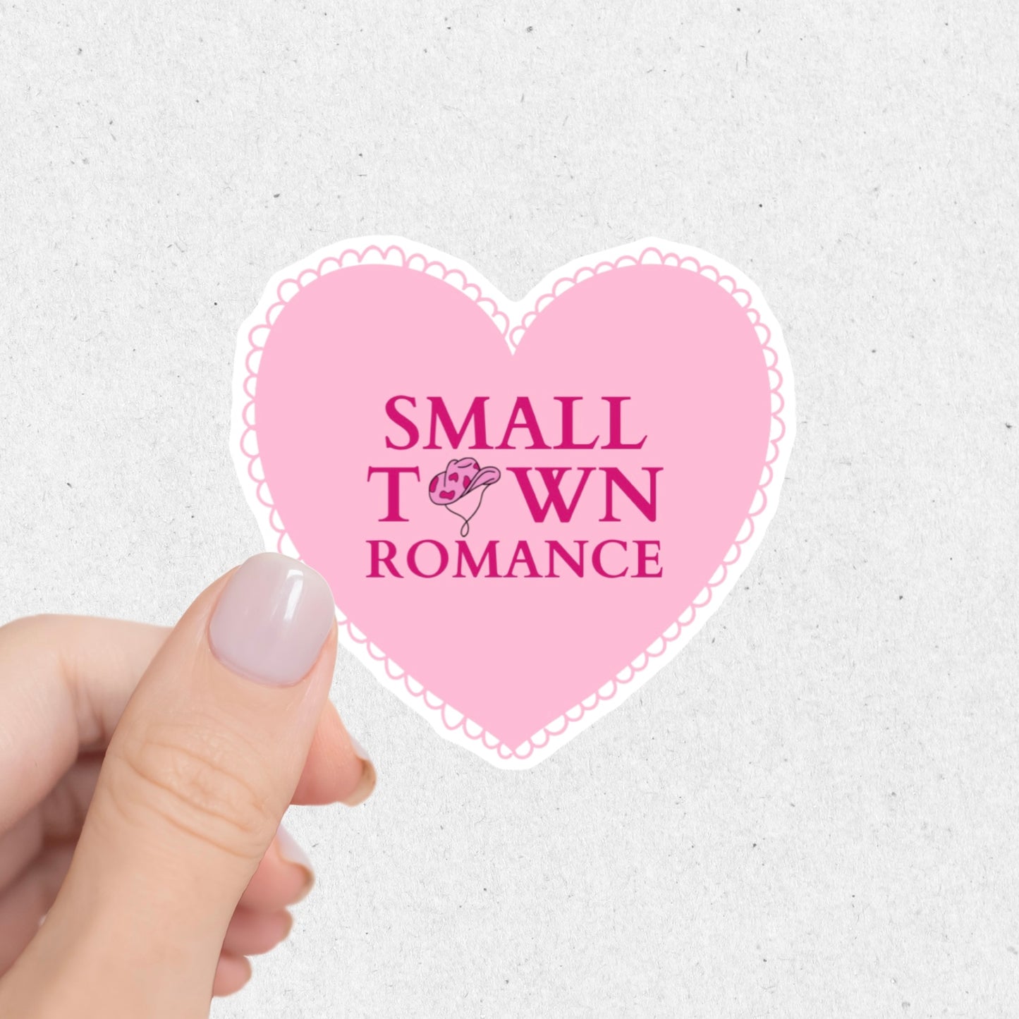 Small Town Romance Sticker