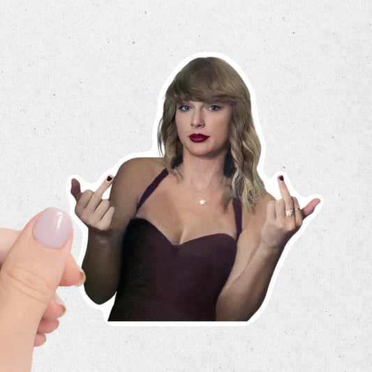 Taylor Finger Sticker