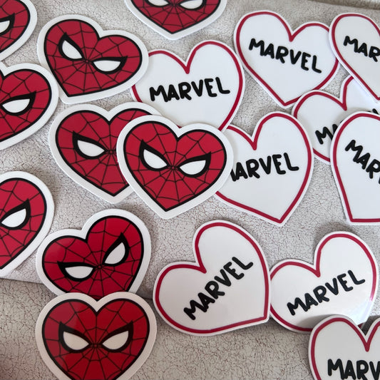 Spider Heart Sticker