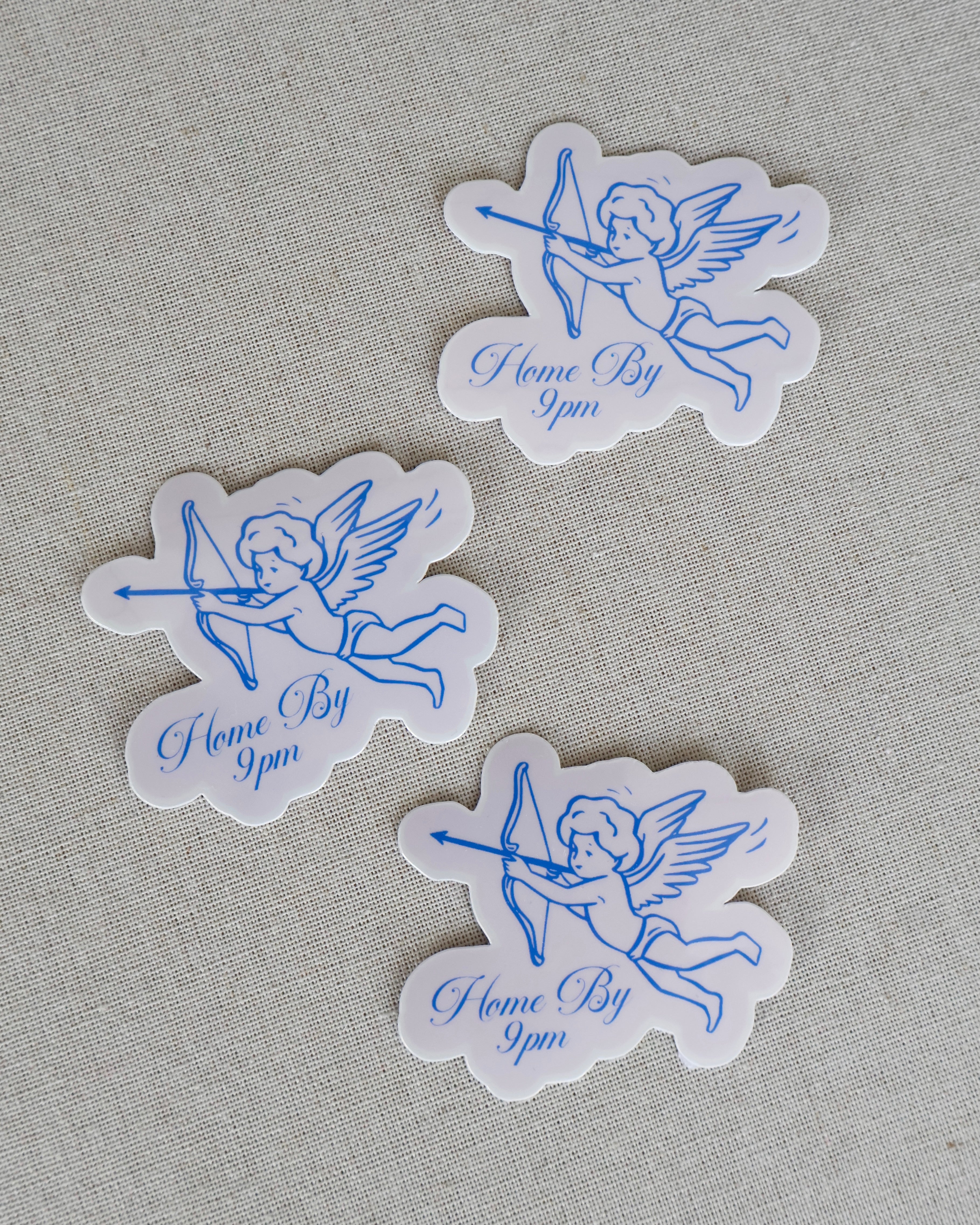 Home By 9pm Sticker