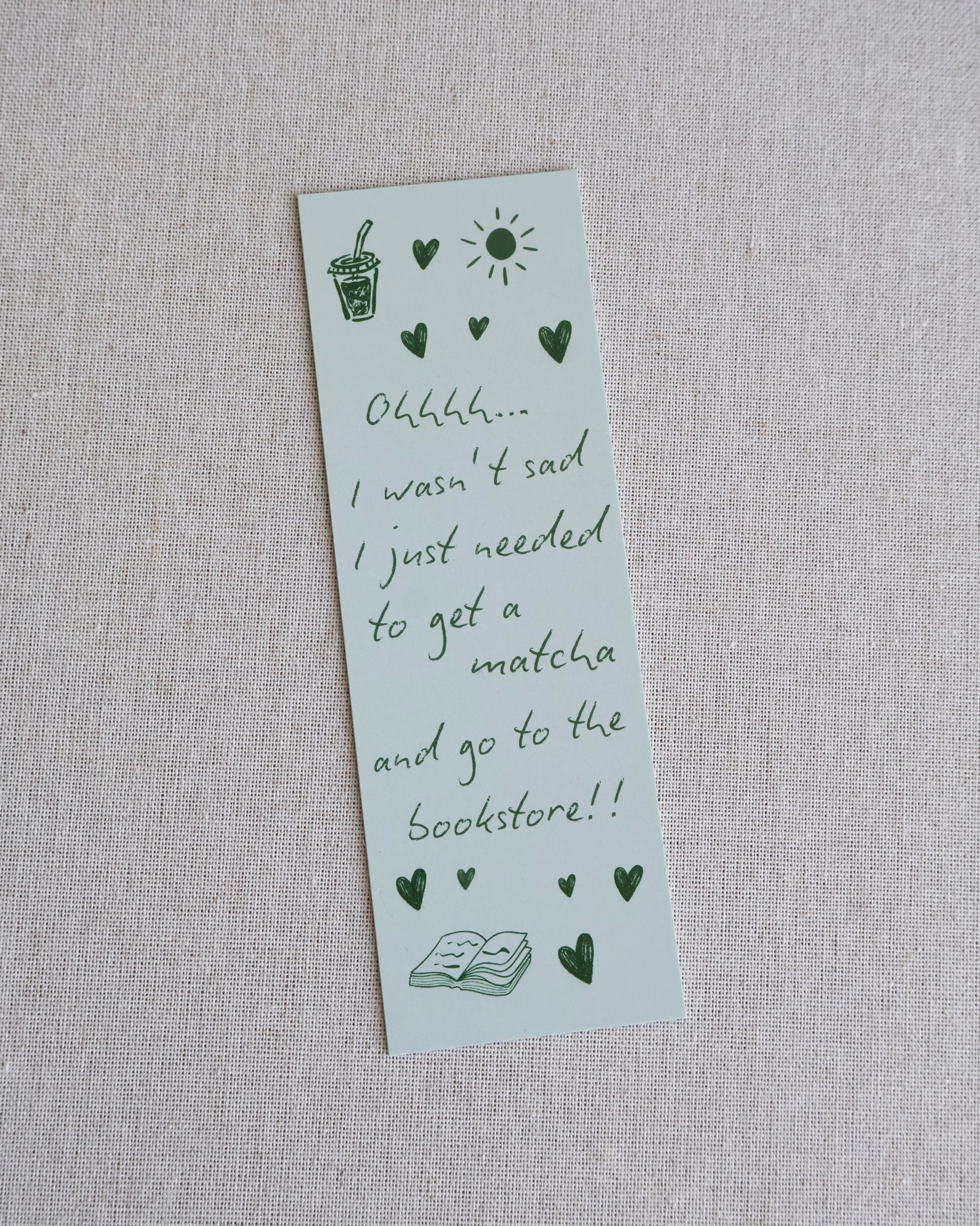 Matcha Bookmark