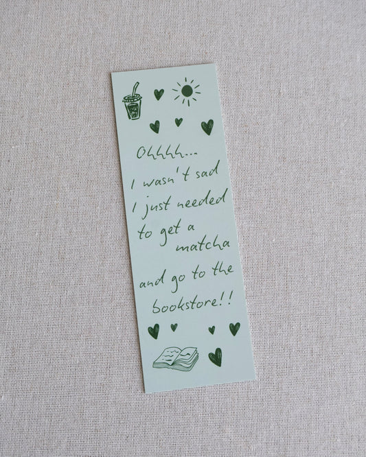 Matcha Bookmark
