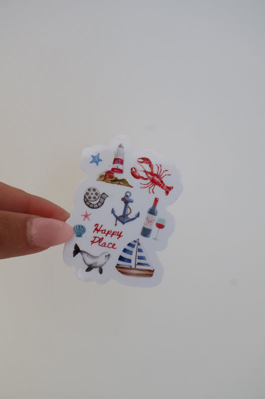 HAPPY PLACE STICKER