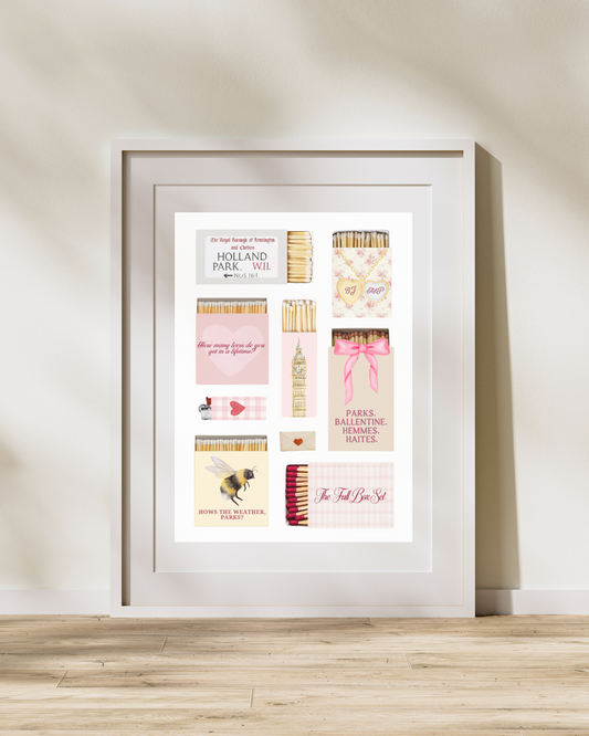 Magnolia Matchbox Print