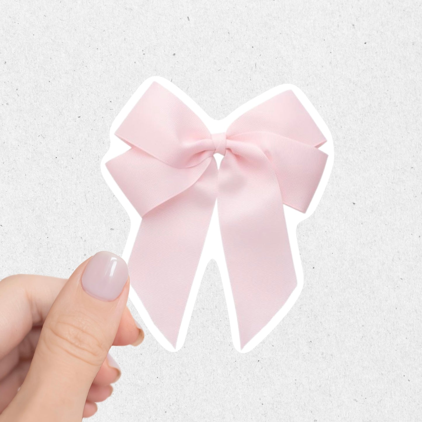 Pink Bow Sticker