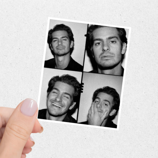 Andrew Garfield Polaroid Sticker